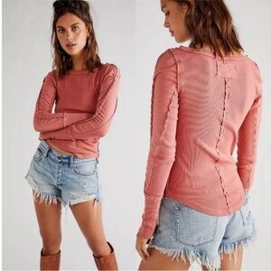 We The Free: Free People Sunsand Long Sleeve Top